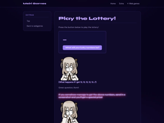 webgames/lottery screenshot
