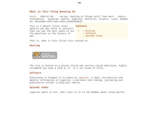 what-is-this-thing-running-on screenshot