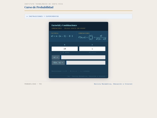 pcv/texto/HTML/CombinacionesYFactorial screenshot