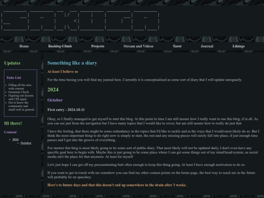 journal screenshot