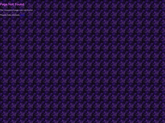 not_found screenshot