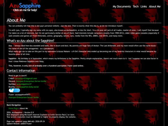 about-me screenshot