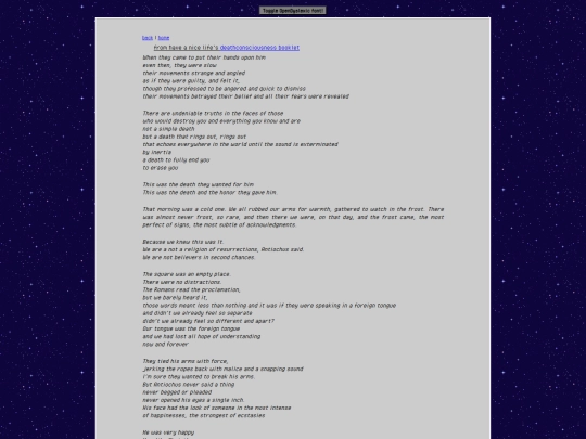blog/deathconsciousness screenshot