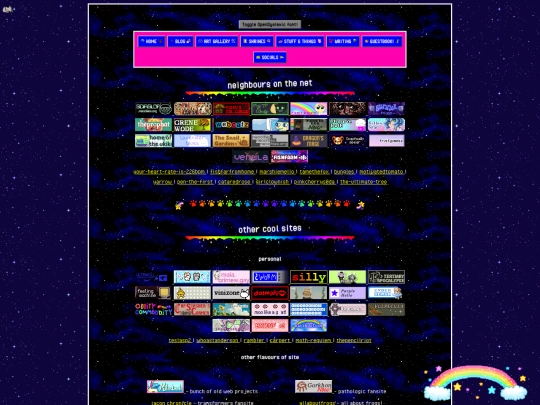 home/links screenshot