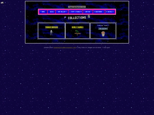stuff/collections screenshot