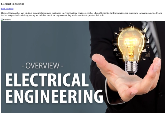 Electrical screenshot
