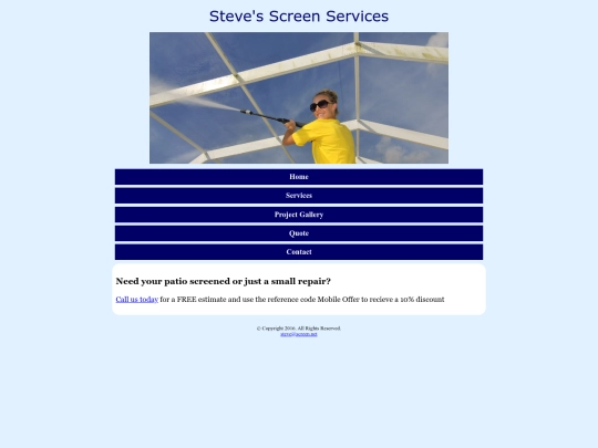 stevescreen screenshot