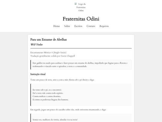 escritos/para-um-enxame screenshot