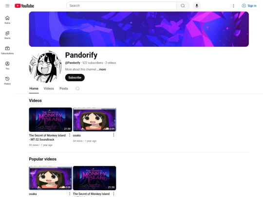 videos screenshot
