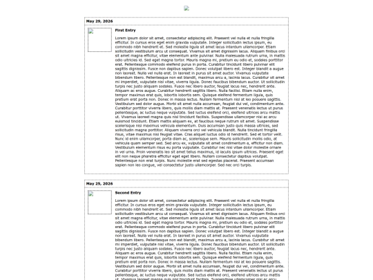 blog screenshot