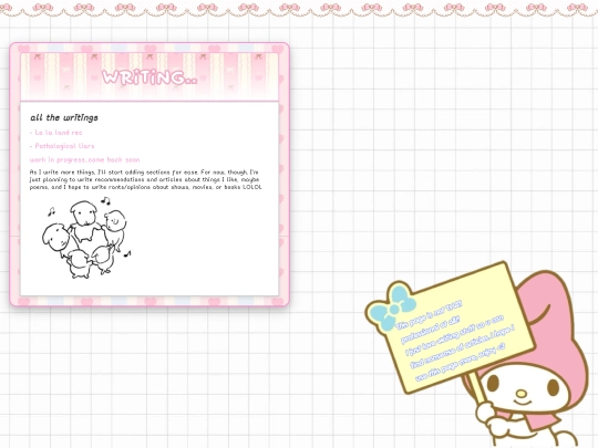 writing screenshot