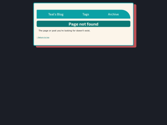 blog/not_found screenshot