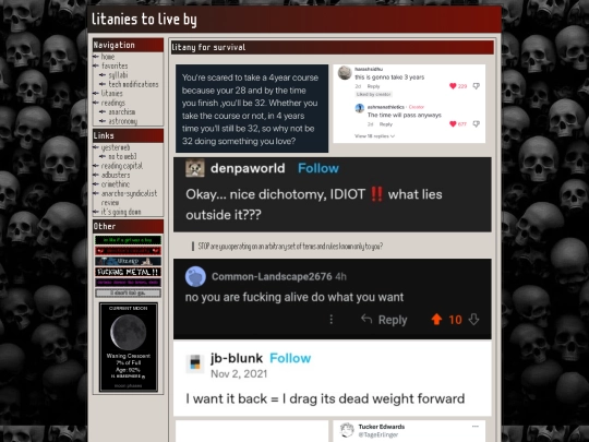 litanies screenshot