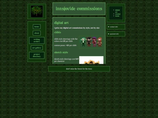 commishions screenshot