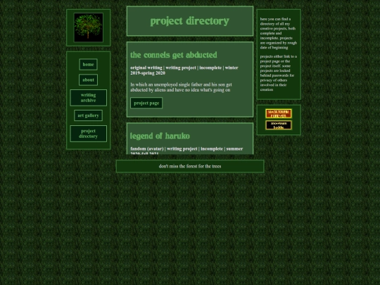 projectdirectorymenu screenshot