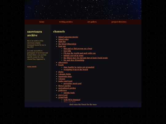 snowmenu screenshot