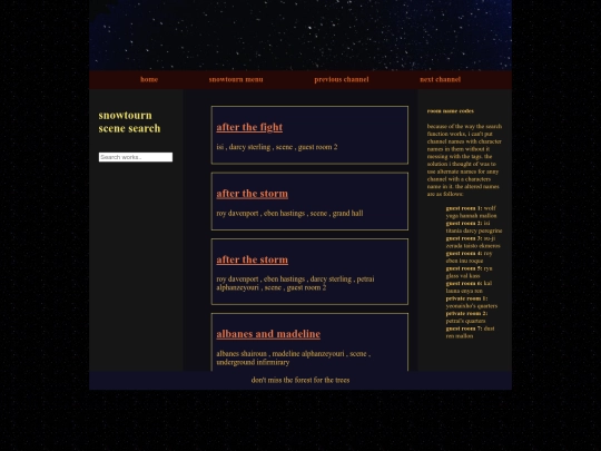 snowtourn/snowscenesearch screenshot