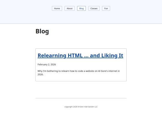 blog screenshot