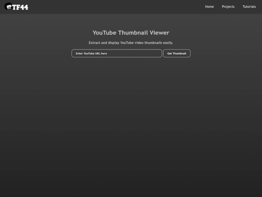 projects/youtube-thumbnail-viewer screenshot