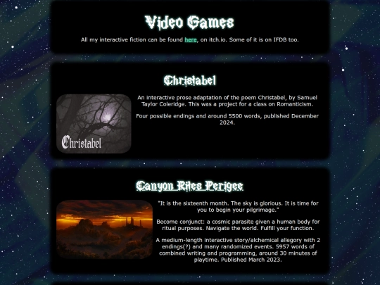games screenshot
