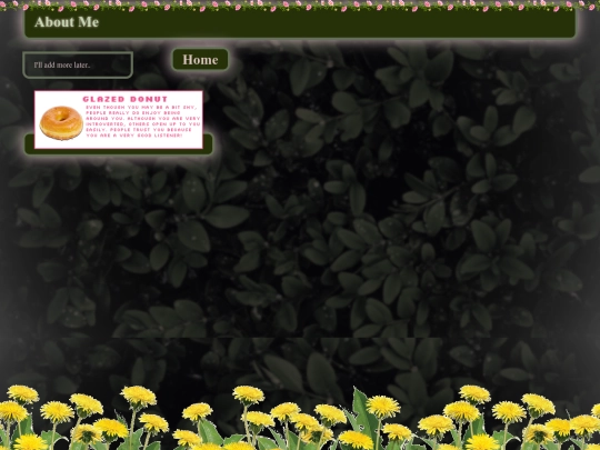 aboutme screenshot