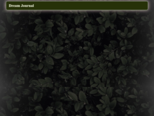 dreamjournal screenshot