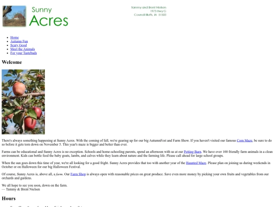 Sunny Acres/hometxt screenshot