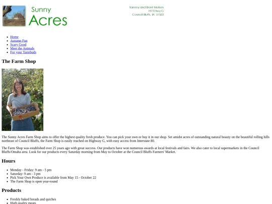 Sunny Acres/producetxt screenshot