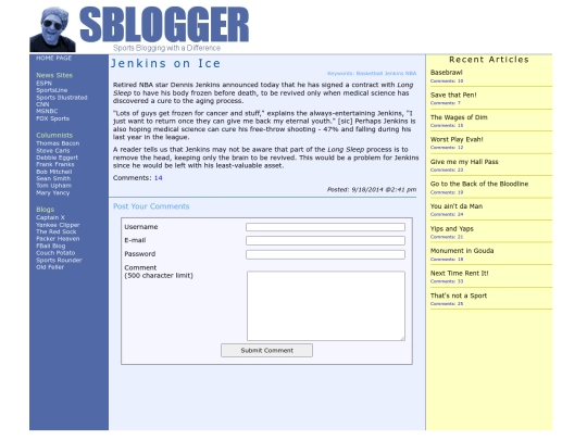 Tutorial 06_Case Problem 01/sblogger screenshot