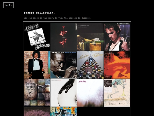 blog/vinyl screenshot