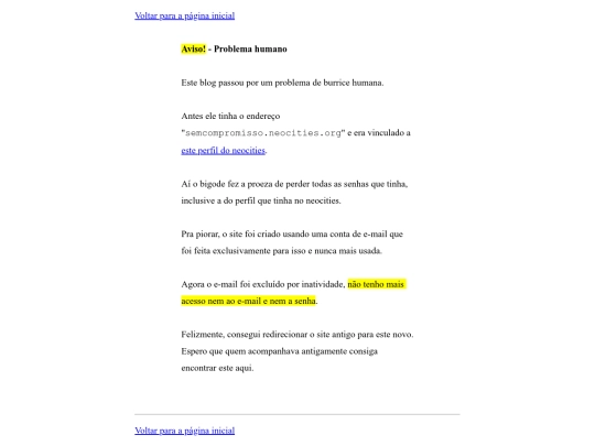 aviso-problema screenshot