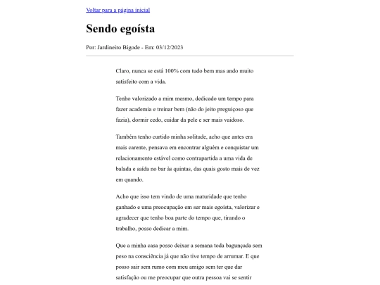 sendo_egoista screenshot