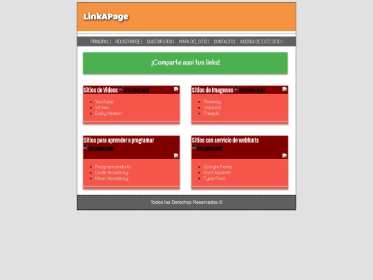 LinkAPage screenshot