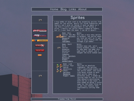 sprites screenshot