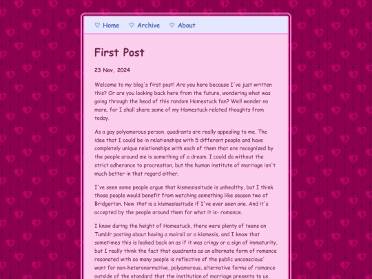blog/posts/2024-11-23-First-Post screenshot