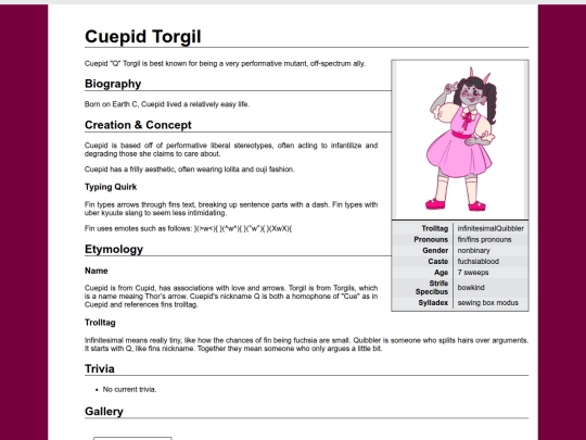profiles/Cuepid screenshot