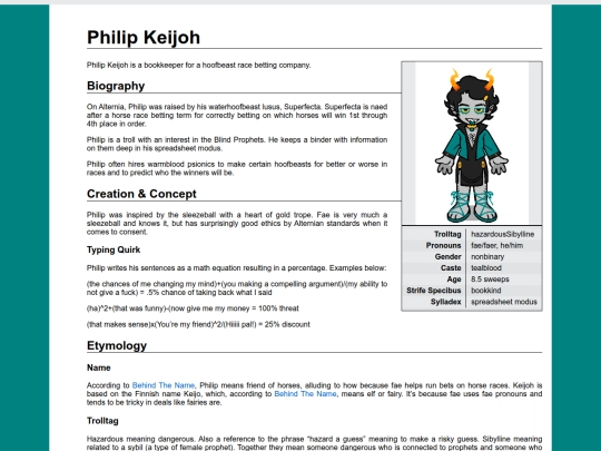 profiles/Philip screenshot