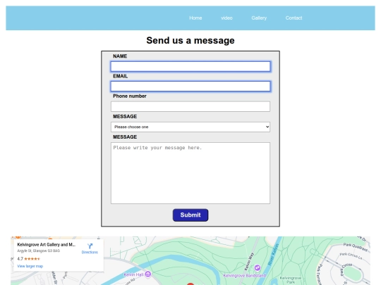 contact screenshot
