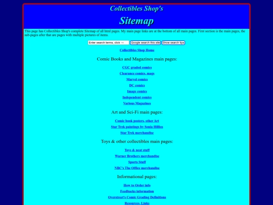 sitemap screenshot