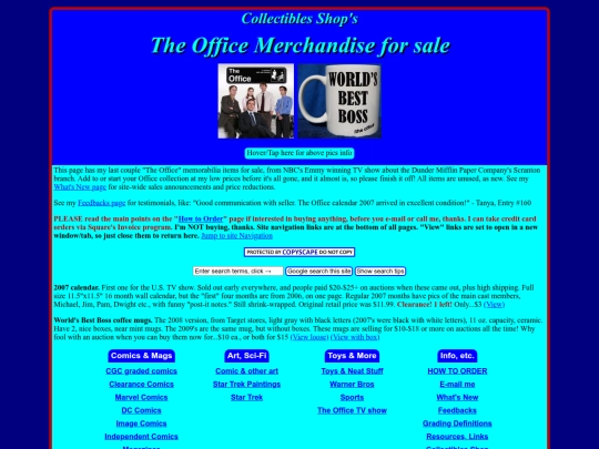 the-office-merchandise screenshot
