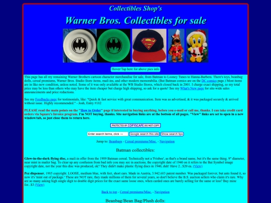 warner-bros-merchandise screenshot