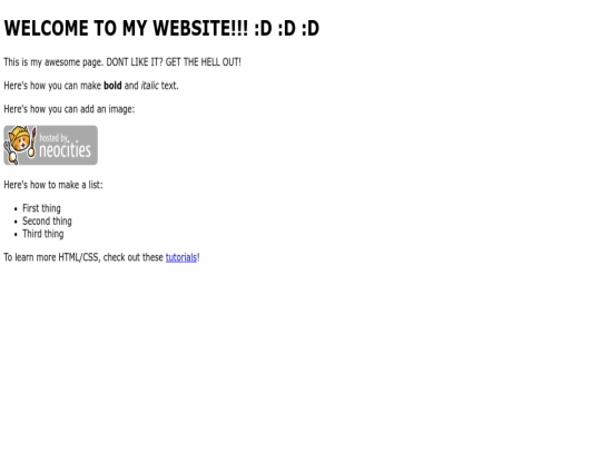 index screenshot