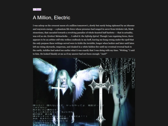 A Million, Electric/amillionelectric screenshot