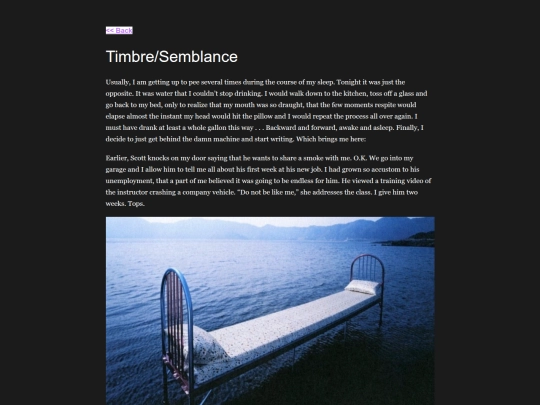 Timbre, Semblance/timbresemblance screenshot