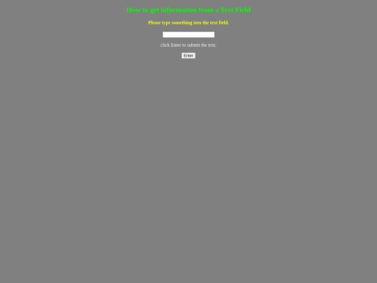 GettingForm screenshot