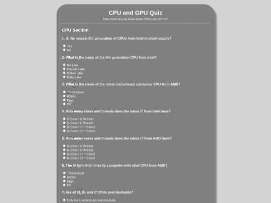 Quiz/Quiz screenshot