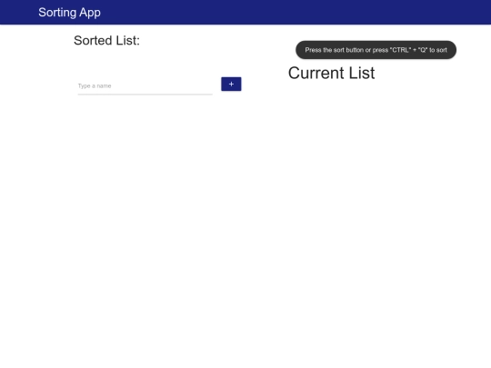 Sorting/Sorting screenshot