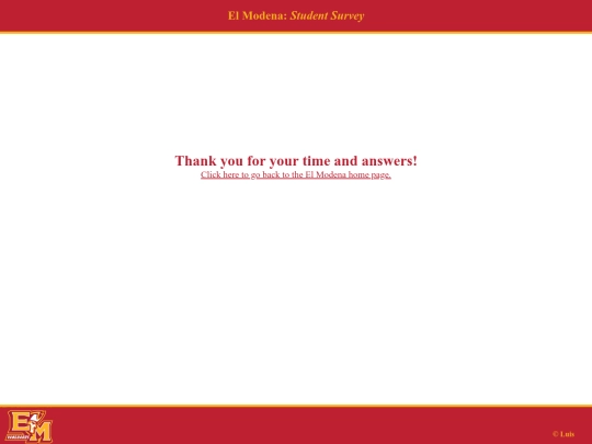 StudentSurvey2 screenshot