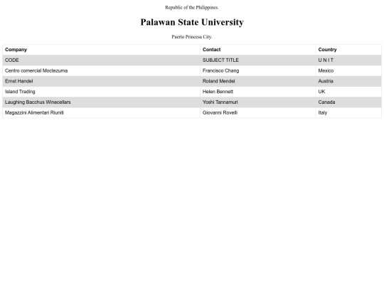 index screenshot