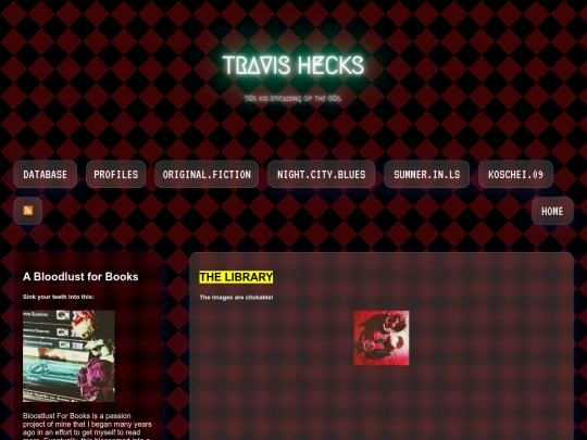 Pages/bloodlustforbooks screenshot